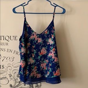 Floral tank top